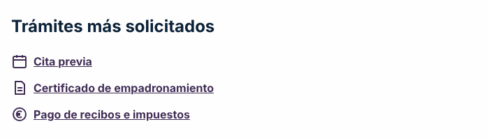 Captura de pantalla del ejemplo incorrecto: Iconos decorativos sin atributo alt